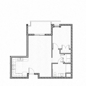 1 Bedroom 2 FloorPlan